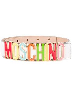 ремень с логотипом Moschino