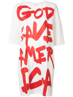 God Save America T-shirt dress  R13