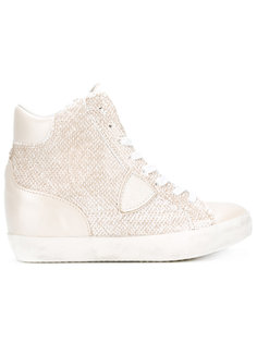 metallic hi-top sneakers Philippe Model