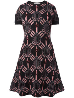 платье с принтом кинжалов Valentino