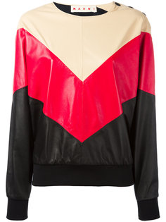 chevron pattern sweatshirt  Marni