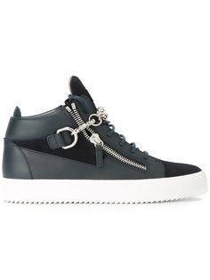 chain-trimmed mid-top sneakers Giuseppe Zanotti Design
