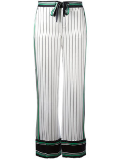 bordered pinstripe trousers Equipment