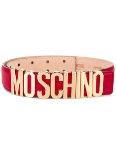 ремень с пряжкой-логотипом Moschino