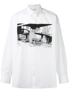 рубашка с принтом-пейзажем Stella McCartney
