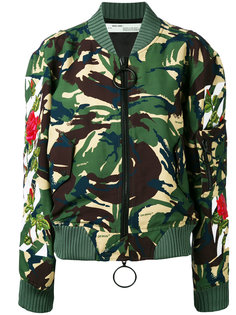 camouflage bomber jacket Off-White