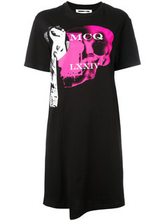 платье-футболка с графическим принтом McQ Alexander McQueen