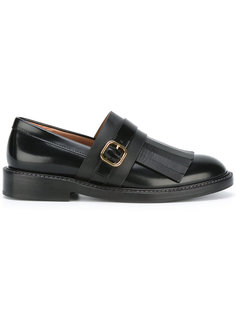 monk strap fringed loafers Marni