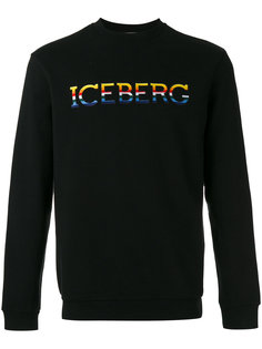 толстовка с заплаткой с логотипом Iceberg