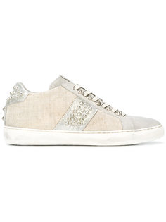 studded sneakers Leather Crown