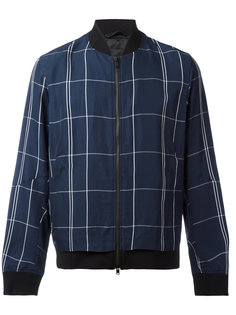 Maxi Check bomber jacket Theory