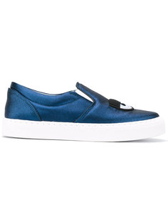 #findmeinwonderland slip-on sneakers Chiara Ferragni