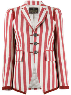 striped fitted blazer Roberto Cavalli