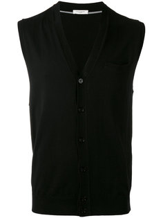 sleeveless v-neck cardigan Paolo Pecora