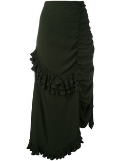 ruched ruffled skirt Marni