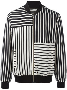 куртка-бомбер в полоску McQ Alexander McQueen