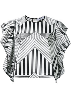 блузка с графическим принтом MSGM