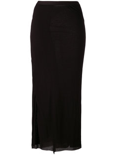 frayed trim skirt Rick Owens Lilies