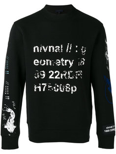 faded stamp print sweatshirt Lanvin