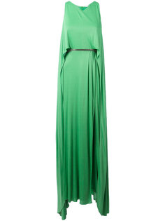многослойное длинное платье  Versace Collection