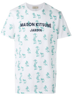 футболка с принтом логотипа Maison Kitsuné