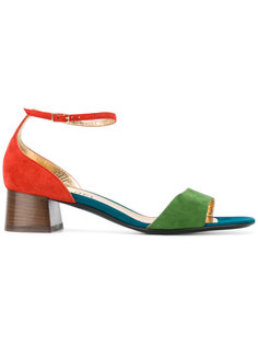 tri-colour open toe sandals Michel Vivien