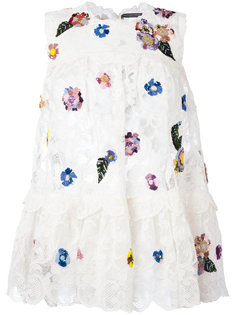 floral lace blouse Alexander McQueen