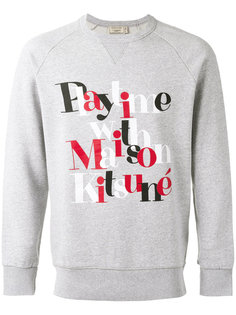 толстовка с принтом playtime Maison Kitsuné