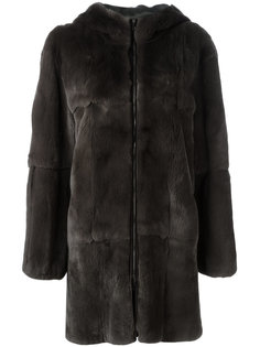 пальто с капюшоном Liska