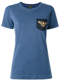 embedded eagle embroidered T-shirt Mr &amp; Mrs Italy