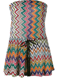 chevron knit playsuit Missoni
