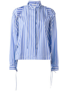 cold-shoulder striped shirt Ermanno Scervino