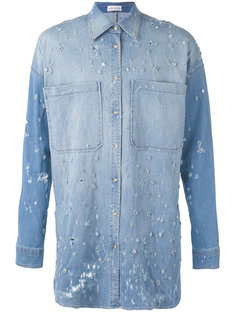 long jewel embellished shirt Faith Connexion