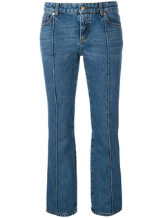 укороченные расклешенные джинсы Alexander McQueen