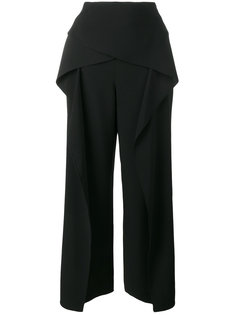 укороченные широкие брюки Roland Mouret