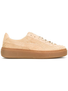 кеды с эффектом змеиной кожи Puma