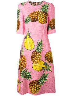 pineapple print dress Dolce &amp; Gabbana