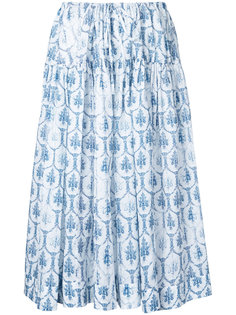 floral print skirt Jil Sander Navy