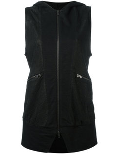 sleeveless perforated jacket Lost &amp; Found Ria Dunn