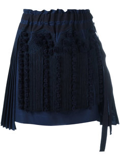 tassel detail pleated skirt Nº21