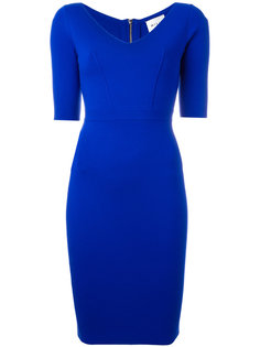 fitted V-neck dress Milly