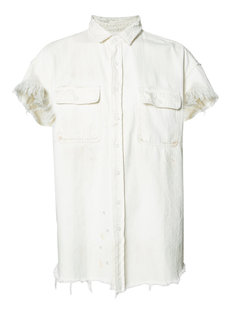 frayed denim shirt  R13