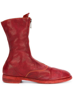 front zip calf-length boots Guidi