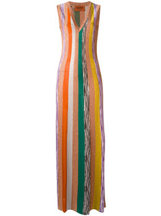 платье макси в полоску Missoni