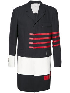 striped panel coat  Thom Browne
