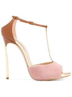 contrast panel sandals Casadei