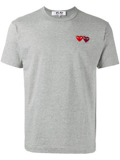 double heart T-shirt Comme Des Garçons Play
