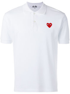 футболка-поло с вышитым логотипом Comme Des Garçons Play