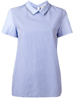 classic collar striped T-shirt Erika Cavallini