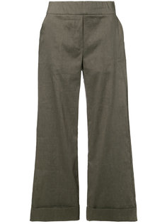 cropped wide leg trousers D.Exterior